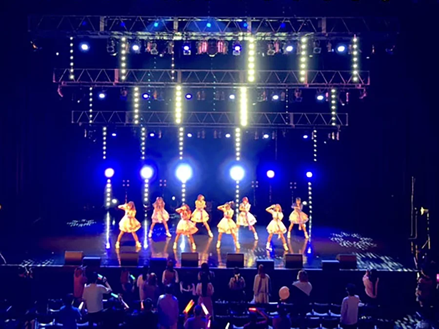 音楽祭の照明演出
