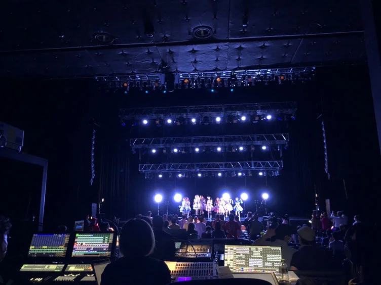 音楽祭の照明演出