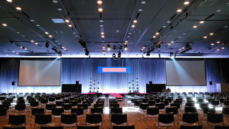 会社総会の照明演出
